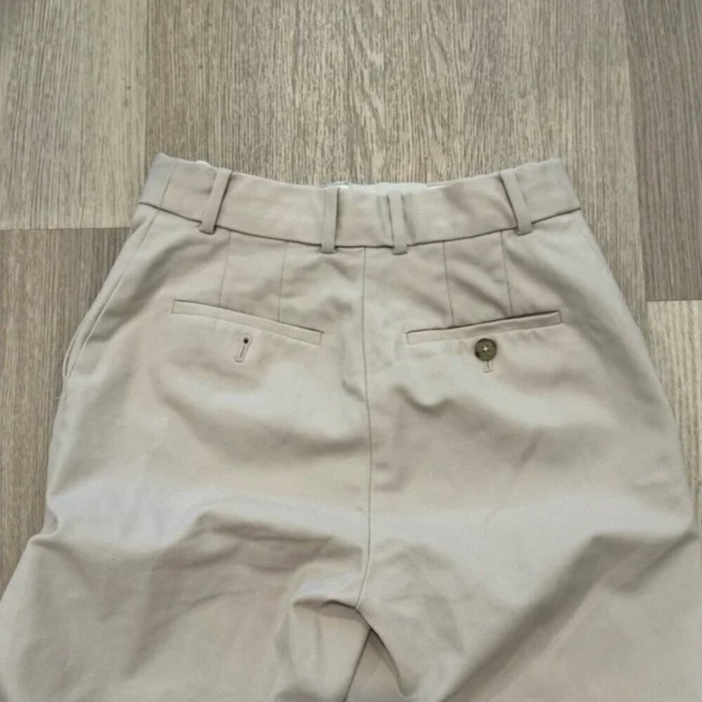 Aritzia Babaton Cropped Agency Pant City Wool Light Beige Size 0 - Picture 4 of 7